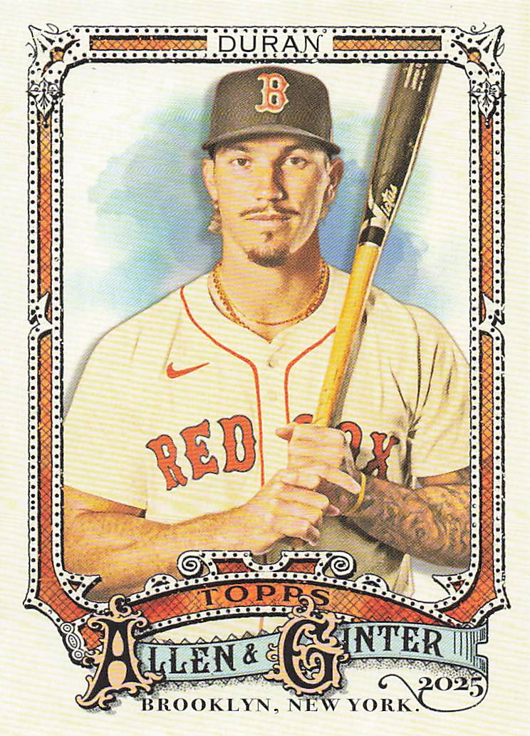 2025 Topps Allen & Ginter Baseball Jarren Duran #154