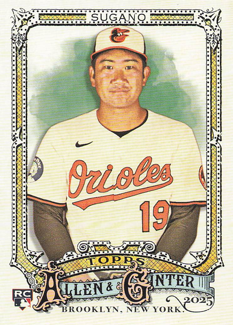2025 Topps Allen & Ginter Baseball Tomoyuki Sugano #149 Rookie
