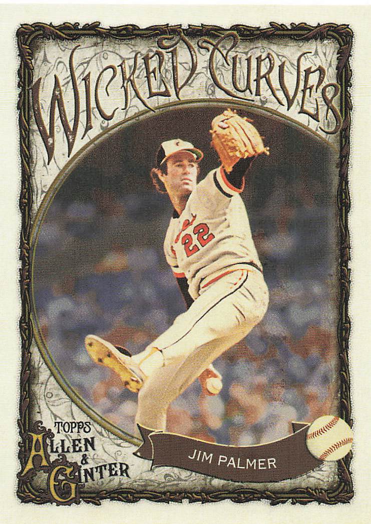 2025 Topps Allen & Ginter Baseball Wicked Curves Jim Palmer #WC-21