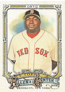 2025 Topps Allen & Ginter Baseball David Ortiz #53