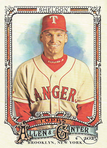 2025 Topps Allen & Ginter Baseball Scott Sheldon #214