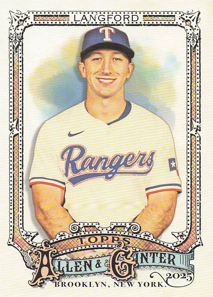 2025 Topps Allen & Ginter Baseball Wyatt Langford #106