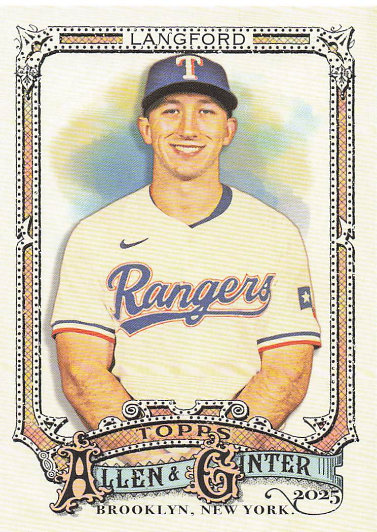 2025 Topps Allen & Ginter Baseball Wyatt Langford #106