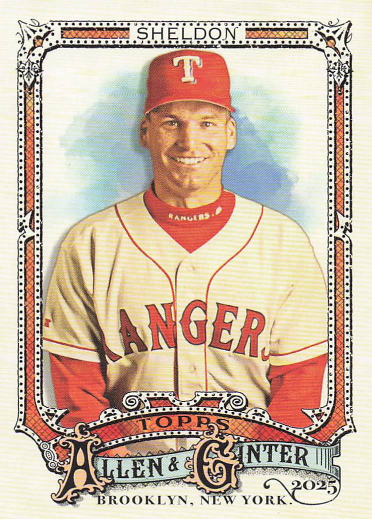 2025 Topps Allen & Ginter Baseball Scott Sheldon #214