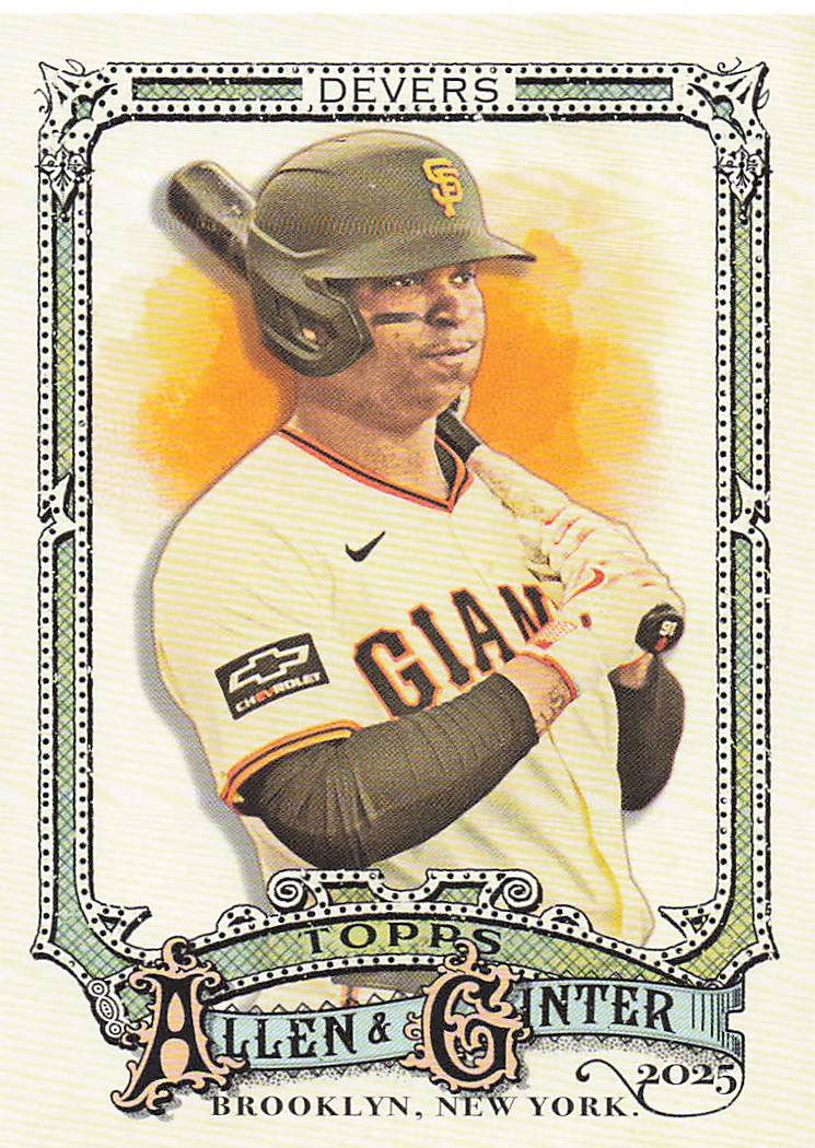 2025 Topps Allen & Ginter Baseball Rafael Devers #29