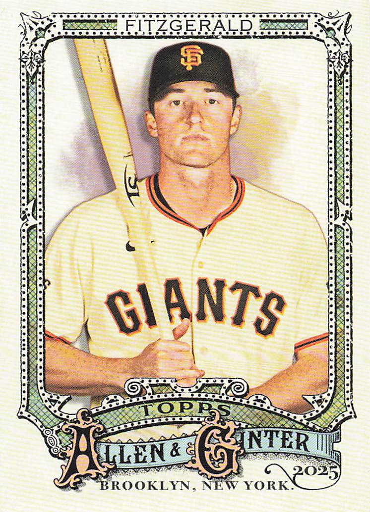 2025 Topps Allen & Ginter Baseball Tyler Fitzgerald #202
