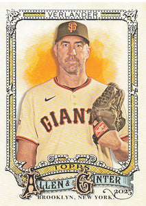 2025 Topps Allen & Ginter Baseball Justin Verlander #66