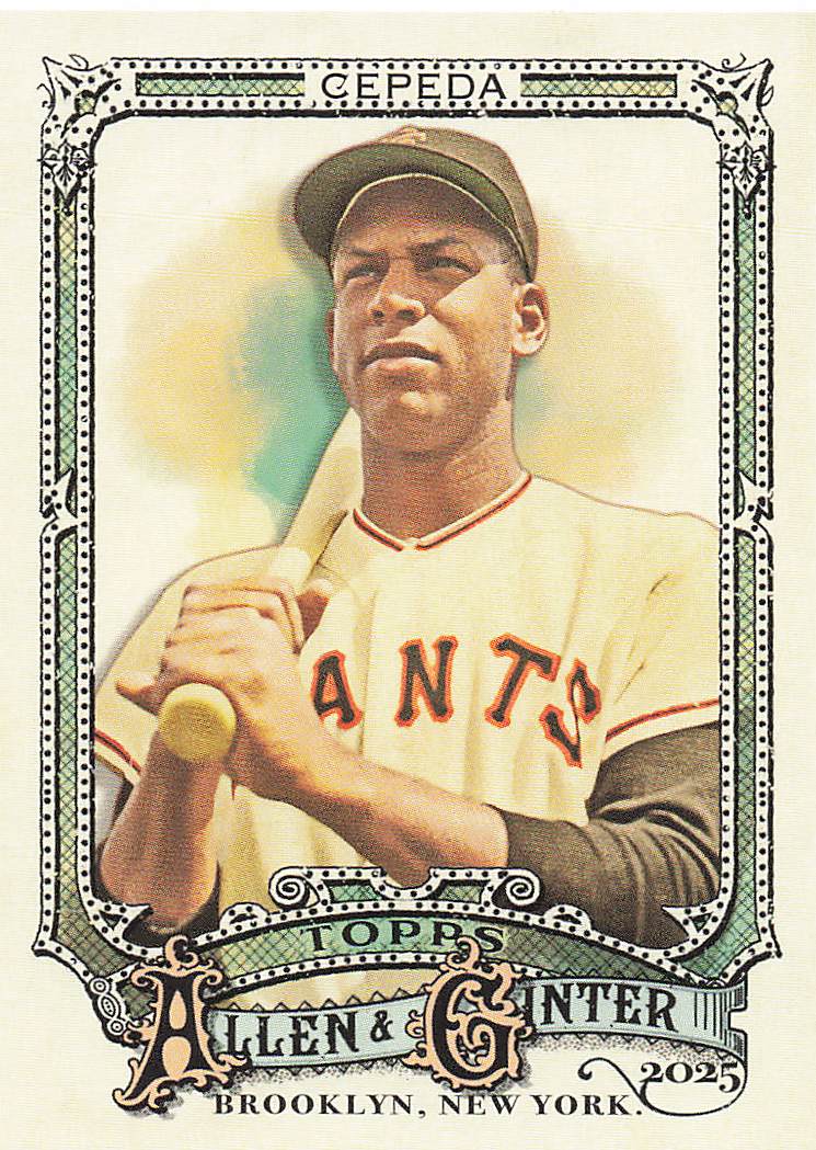 2025 Topps Allen & Ginter Baseball Orlando Cepeda #311