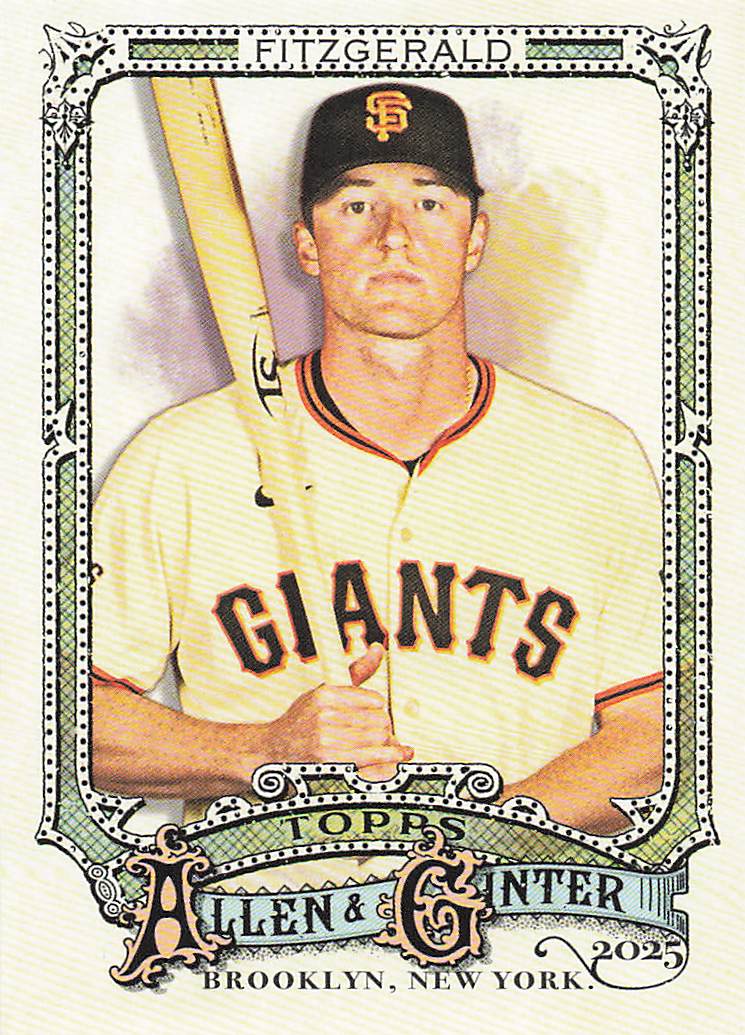 2025 Topps Allen & Ginter Baseball Tyler Fitzgerald #202