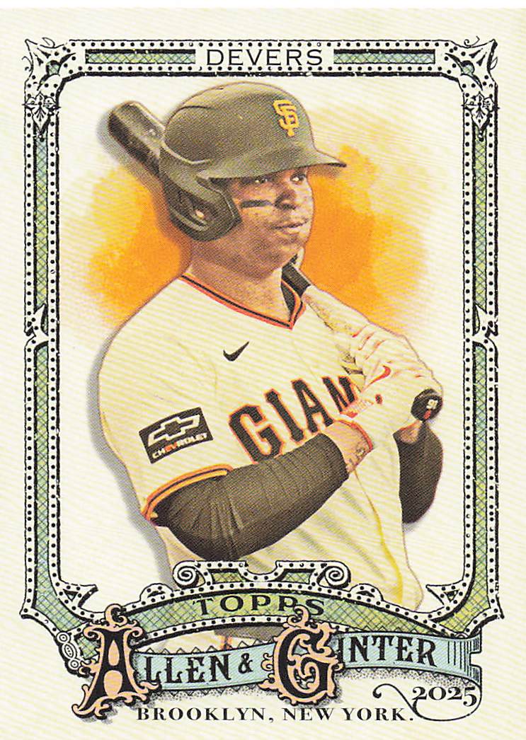 2025 Topps Allen & Ginter Baseball Rafael Devers #29
