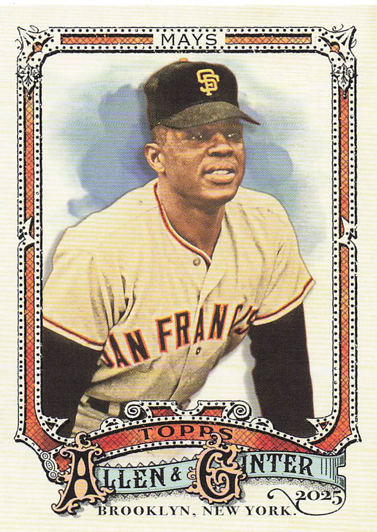 2025 Topps Allen & Ginter Baseball Willie Mays #30