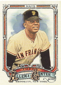 2025 Topps Allen & Ginter Baseball Willie Mays #30
