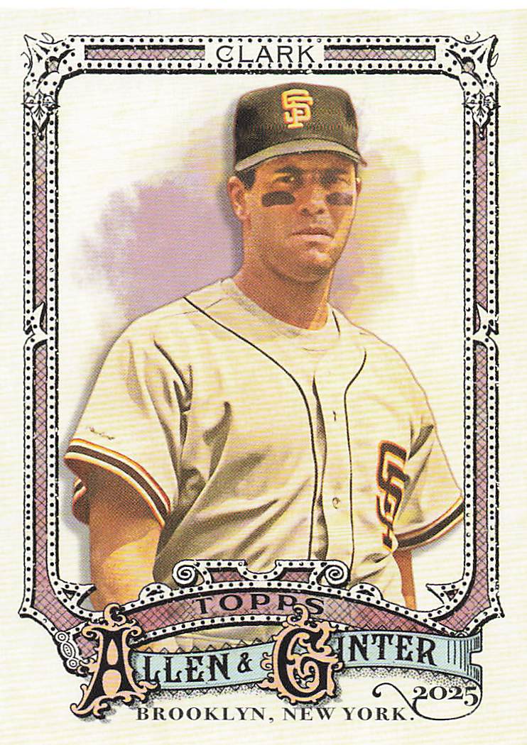 2025 Topps Allen & Ginter Baseball Will Clark #157