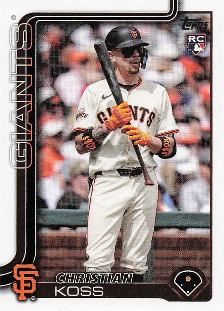 2025 Topps Update Baseball Christian Koss #US174 Rookie