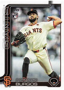 2025 Topps Update Baseball Raymond Burgos #US115 Rookie