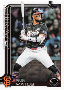2025 Topps Update Baseball Luis Matos #US29