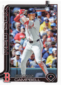 2025 Topps Update Baseball Kristian Campbell #US1 Rookie