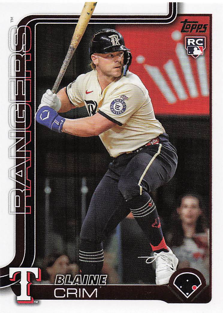2025 Topps Update Baseball Blaine Crim #US205 Rookie