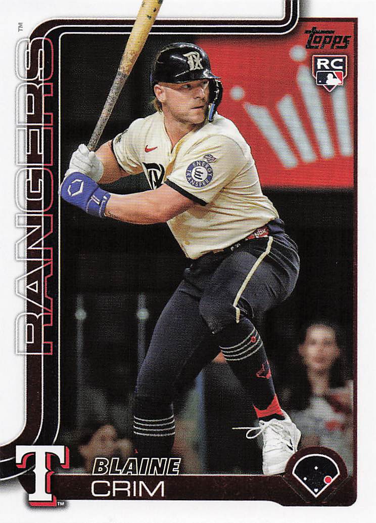 2025 Topps Update Baseball Blaine Crim #US205 Rookie