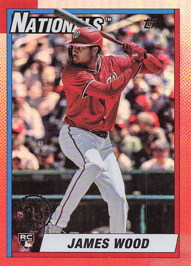 2025 Topps Update Baseball 1990 Topps Baseball James Wood #U90-28