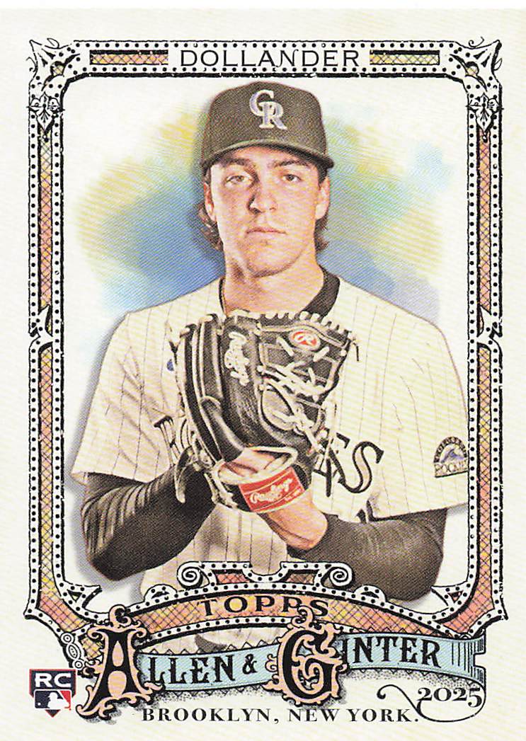 2025 Topps Allen & Ginter Baseball Chase Dollander #217 Rookie