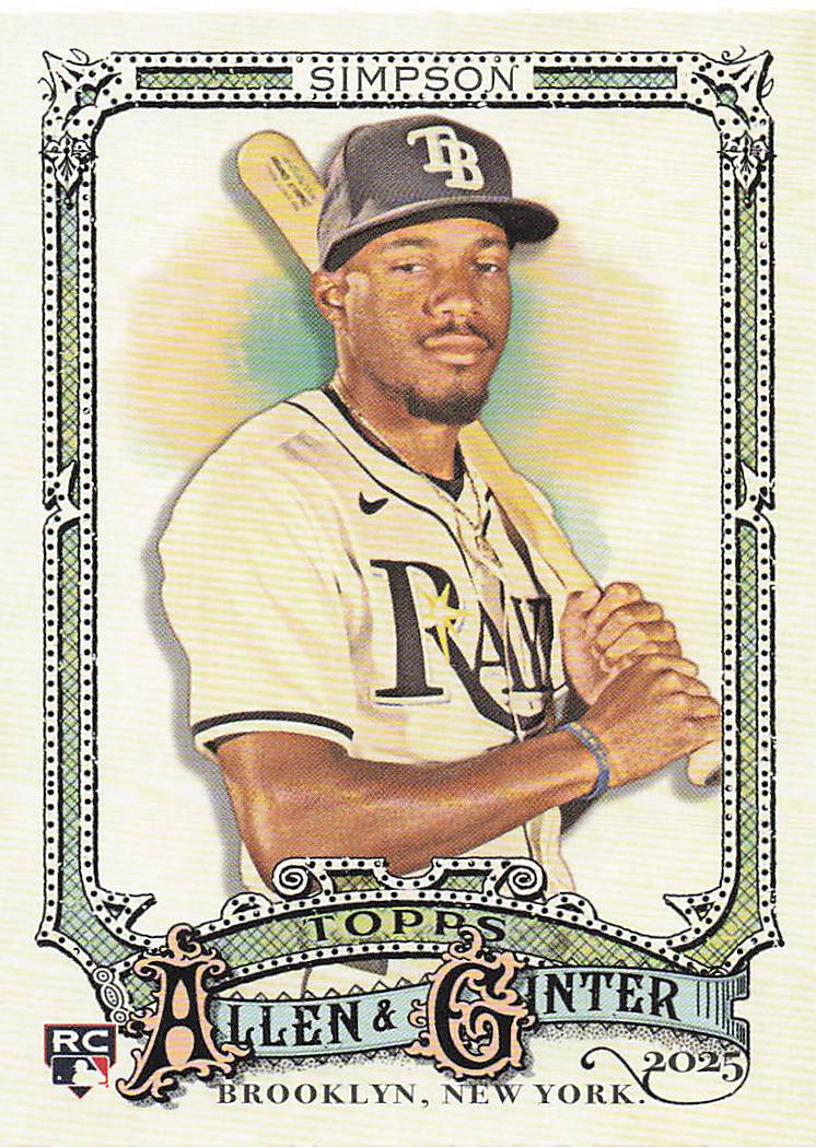 2025 Topps Allen & Ginter Baseball Chandler Simpson #297 Rookie