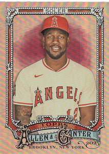 2025 Topps Allen & Ginter Baseball Silver Portrait Jorge Soler #167