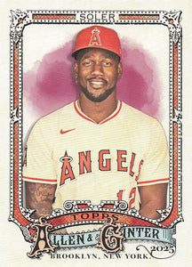 2025 Topps Allen & Ginter Baseball Jorge Soler #167