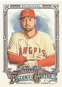 2025 Topps Allen & Ginter Baseball Nolan Schanuel #161