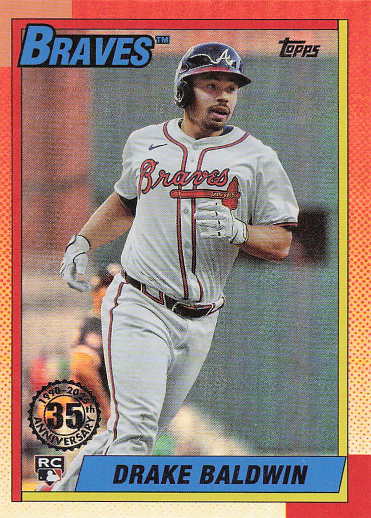 2025 Topps Update Baseball 1990 Topps Baseball Drake Baldwin #U90-32