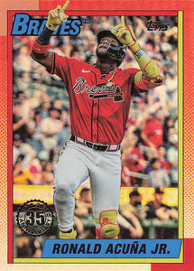 2025 Topps Update Baseball 1990 Topps Baseball Ronald Acuña Jr. #U90-22
