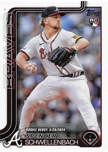 2025 Topps Update Baseball Spencer Schwellenbach #US327