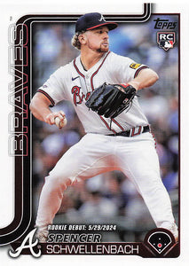2025 Topps Update Baseball Spencer Schwellenbach #US327