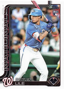 2025 Topps Update Baseball Daylen Lile #US172 Rookie
