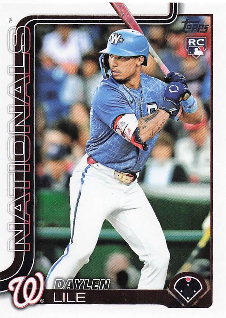 2025 Topps Update Baseball Daylen Lile #US172 Rookie