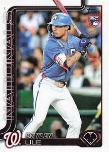 2025 Topps Update Baseball Daylen Lile #US172 Rookie