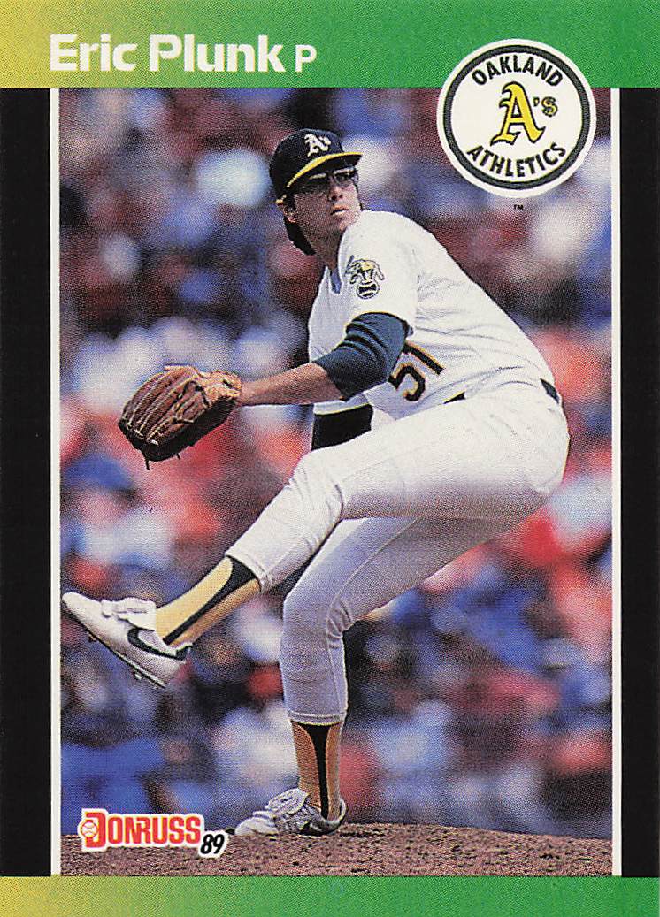 1989 Donruss Baseball Eric Plunk #125d