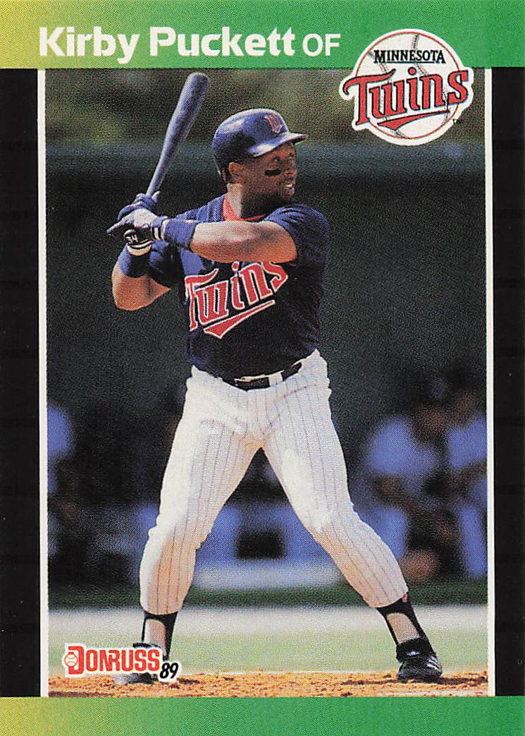1989 Donruss Baseball Kirby Puckett #182c