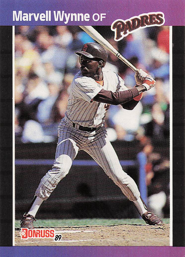 1989 Donruss Baseball Marvell Wynne #347c