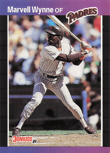 1989 Donruss Baseball Marvell Wynne #347c