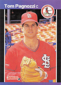 1989 Donruss Baseball Tom Pagnozzi #399
