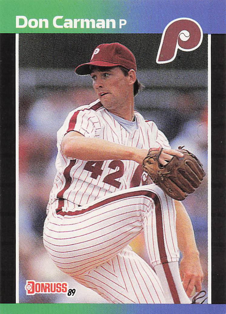 1989 Donruss Baseball Don Carman #396d