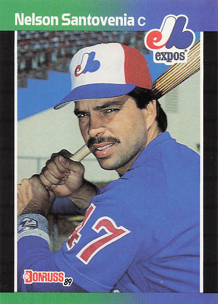 1989 Donruss Baseball Nelson Santovenia #366b Rookie