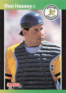 1989 Donruss Baseball Ron Hassey #361