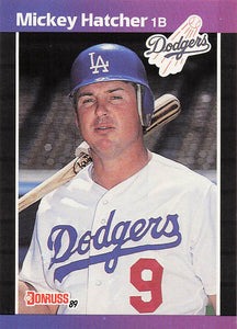 1989 Donruss Baseball Mickey Hatcher #346