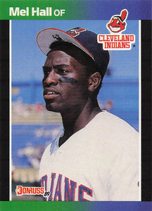 1989 Donruss Baseball Mel Hall #73c