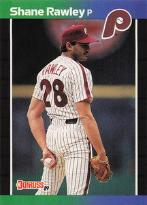 1989 Donruss Baseball Shane Rawley #251