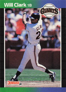 1989 Donruss Baseball Will Clark #249b