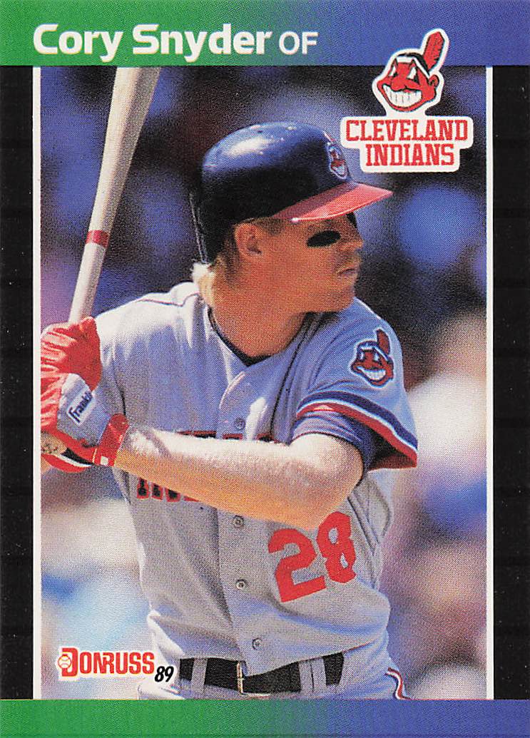 1989 Donruss Baseball Cory Snyder #191b