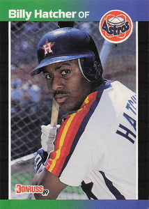 1989 Donruss Baseball Billy Hatcher #187